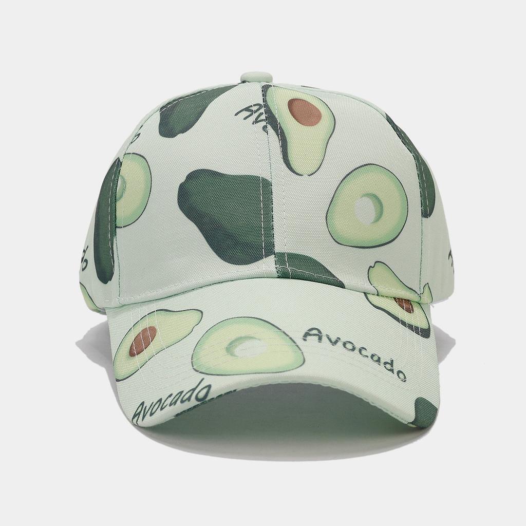 Tropical fruit banana pattern full print baseball cap women's fashion breathable shopping cap men's sports sun hat tide