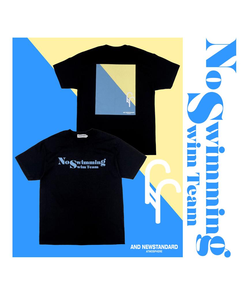 AND NEWSTANDARD No Swimming Swim Team T-Shirt (Black)