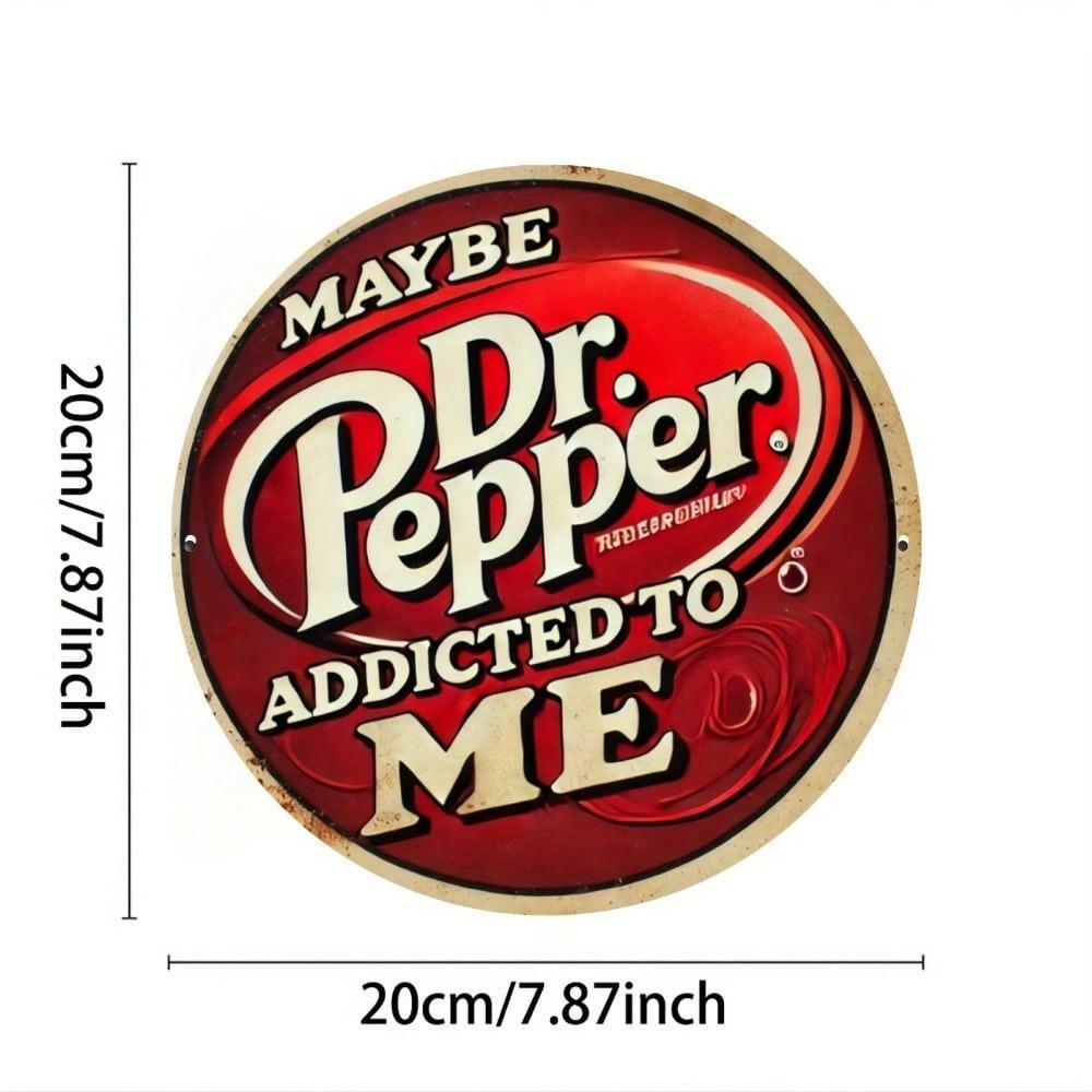 שלט מתכת וינטג' ד"ר פפר אמנות קיר קישוט רטרו למטבח בר מתנה