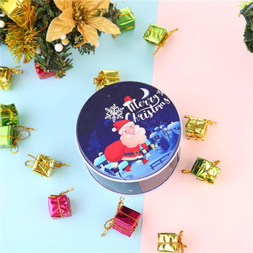 Supplies Candy With Lids Cookie Box Christmas Tin Gift Box Storage Containers Tinplate Gift Boxes