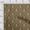 oneOone Georgette Viscose Brown Fabric Block Sewing Craft Projects Fabric Prints By Yard 42 Inch