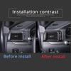 2PCS Side Air Vent Frame Trim for Honda Pilot 2016-2022/ Ridgeline 2017-2024/ Passport 2019-2024, ABS Center Console Side Air Conditioning Outlet