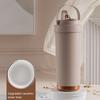 750ml Stainless Steel Thermal Cup Double Wall Vacuum Insulated Mug with Leak-Proof Lid Three-in-One Spout Design Coffee Cup