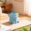 Elephant Flower Pot Storage Jar Silicone Mold Diy Vase Candle Gypsum Pen Holder Mold