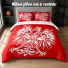 Set Biancheria da Letto Design Polonia 1 Copripiumino + 2 Federe Morbido Traspirante Biancheria da Letto per la Casa