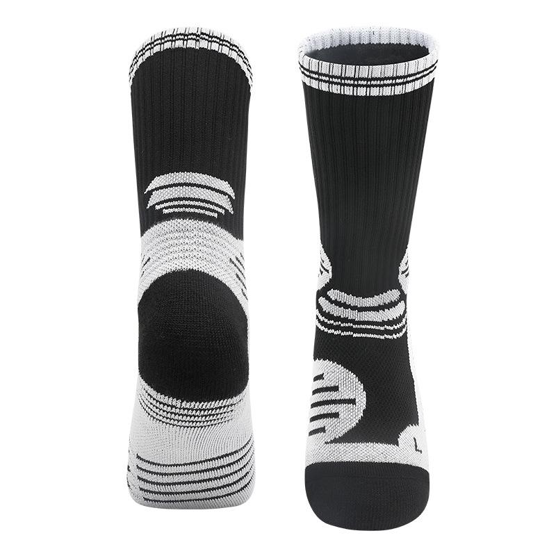 Children'S Basketball Socks Non-Slip Medium Tube Socks High-Top Professional Sports Socks Boys High Towel Socks Women