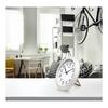 Seiko Clock Wall Clock Double Use Table Clock Radio Wave Analog White Pearl Body Size: Diameter 20.3 x 4.4cm KX241W