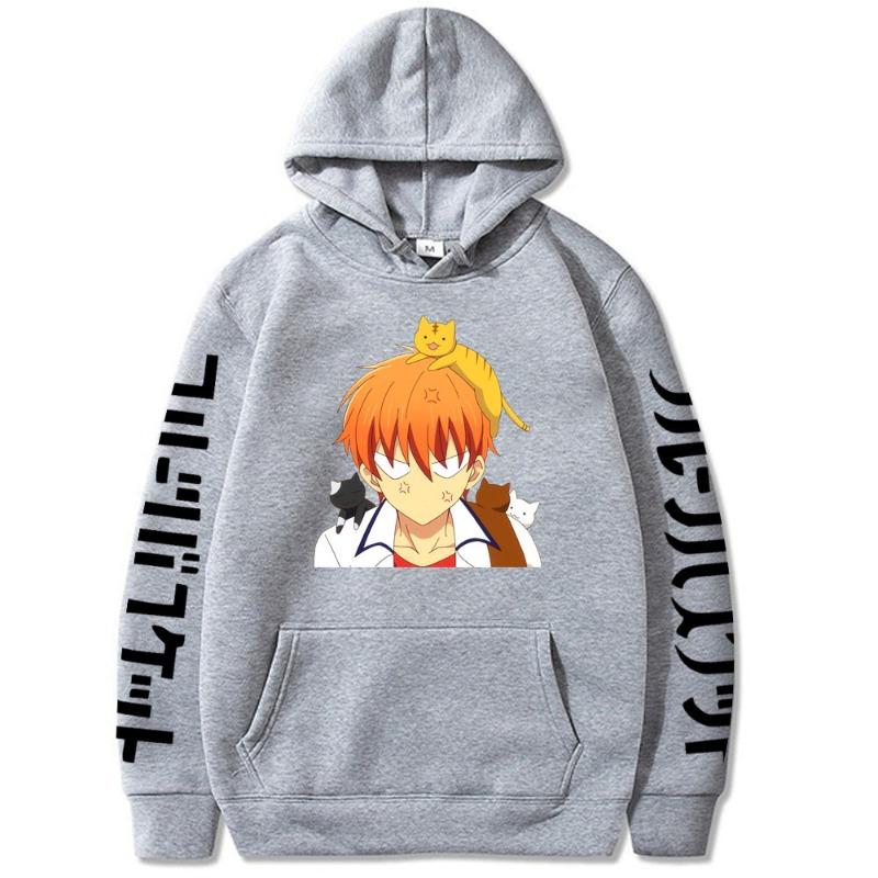 Sohma Kyo Fruits Basket Men Hoodies Men Women Hooded Sweatshirts Fashion Pullovers Autumn Boys Girls Streetwear Hoodie