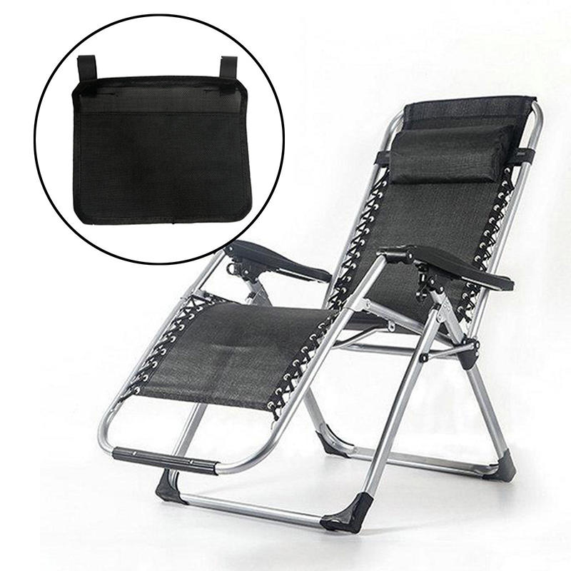 1Pcs Beach Chair Hanging Bag Armrest Storage Organizer Wheelchair Side Pouch Chair Side Storage Bag Camping Storage Cushion Storage Bag