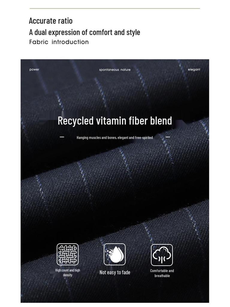 2026 Spring Women's Grey Wide-Leg High-Waisted Drapey Suit Pants, Floor-Length