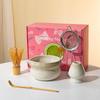 Set Matcha Set Frusta Matcha, Set Matcha in Ceramica 5 Pezzi Kit Matcha Per Amanti del Matcha Kit Matcha