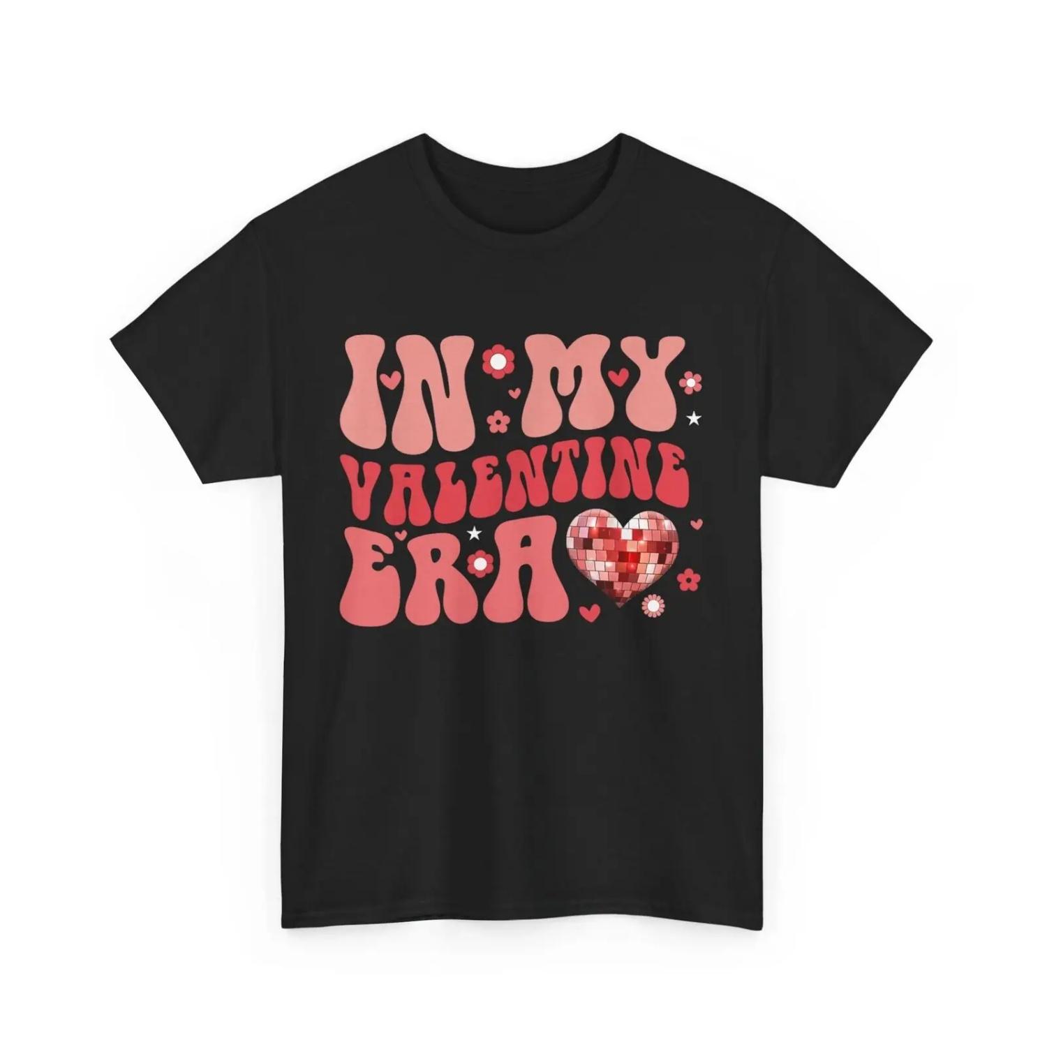 In My Valentine Era Cute Valentine s Day Girls Kids Retro T Shirt S