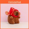 Girls Capybara Keychain Children Backpack Decorative Pendant Gift Plush Toy