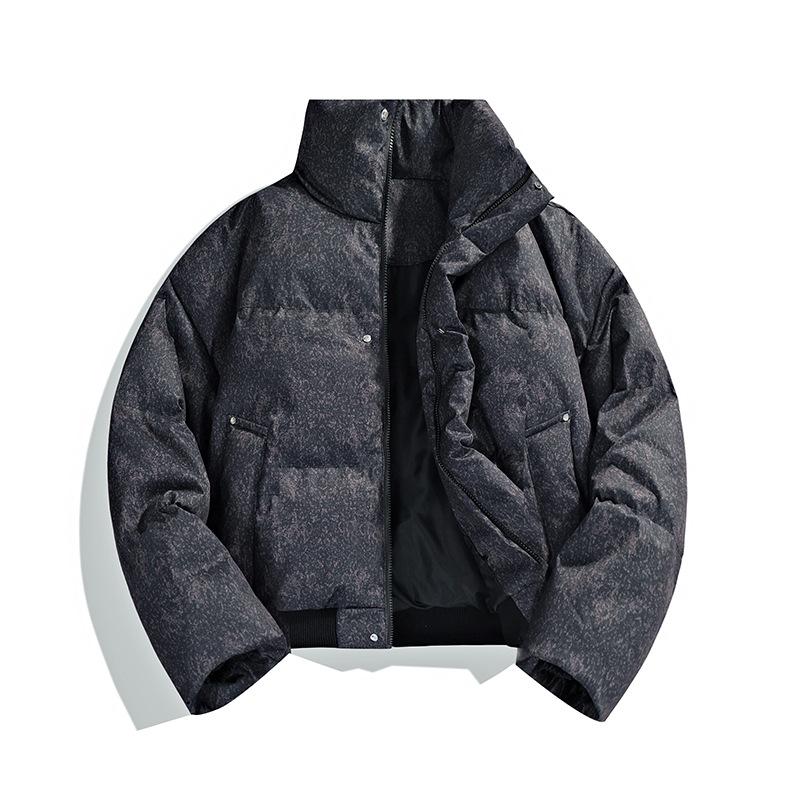 Autumn and Winter Outerwear, Warm Cotton Clothing, Durable Bread Resistant Clothing, Thick and Warm Cotton Jacket for Men