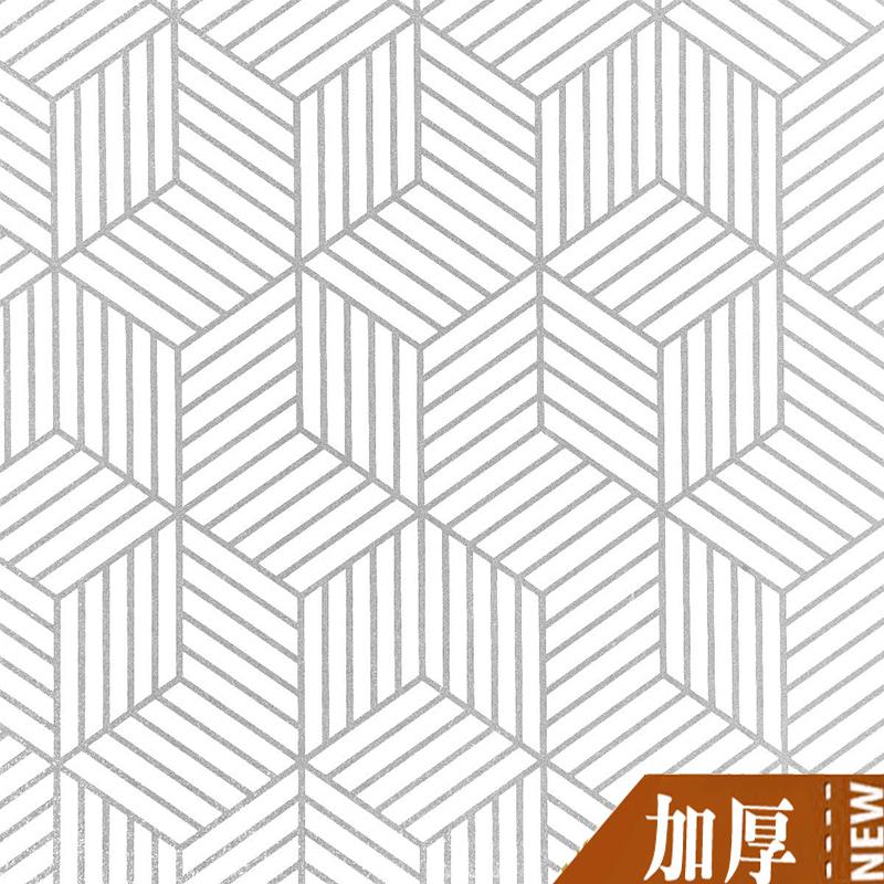 Geometric Abstract Arc Black and White Peel Wallpaper Detachable Contact Paper, Suitable for Home Bathroom Wallpaper Decoration