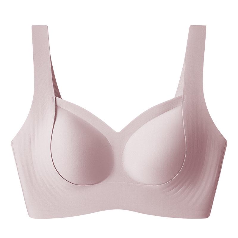 **Adjustable Soft Support Seamless Uplift Bra - No Underwire, Anti-Sagging, Side Support**