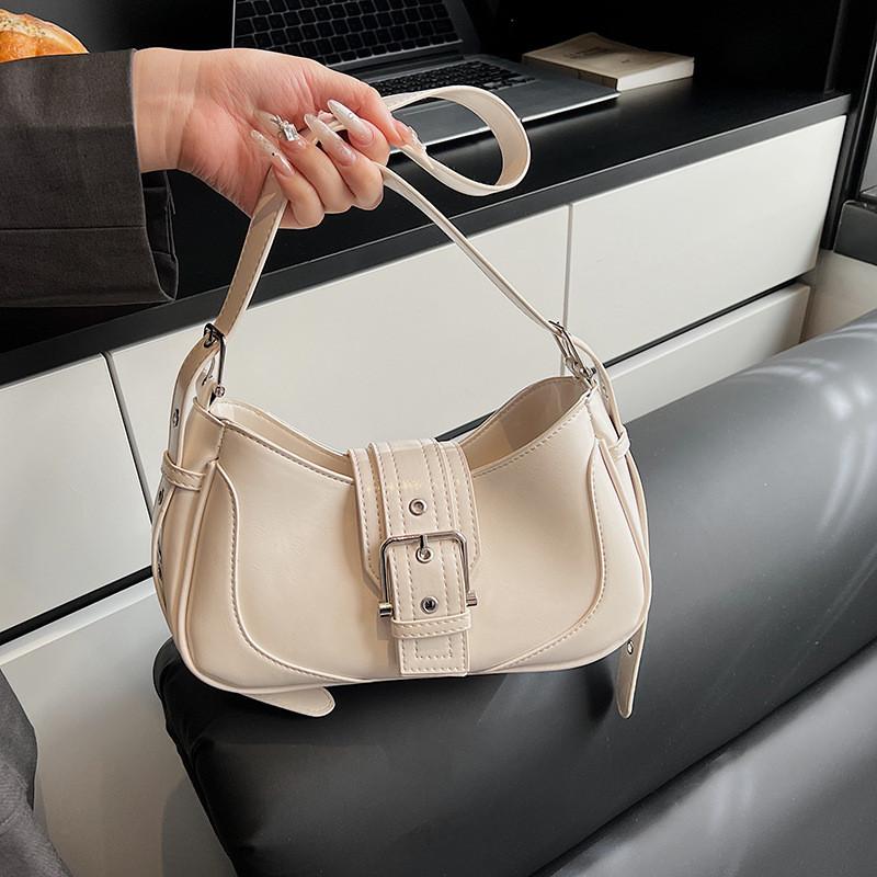 Ielgy Fashion Niche One-Shoulder Underarm Baguette Bag