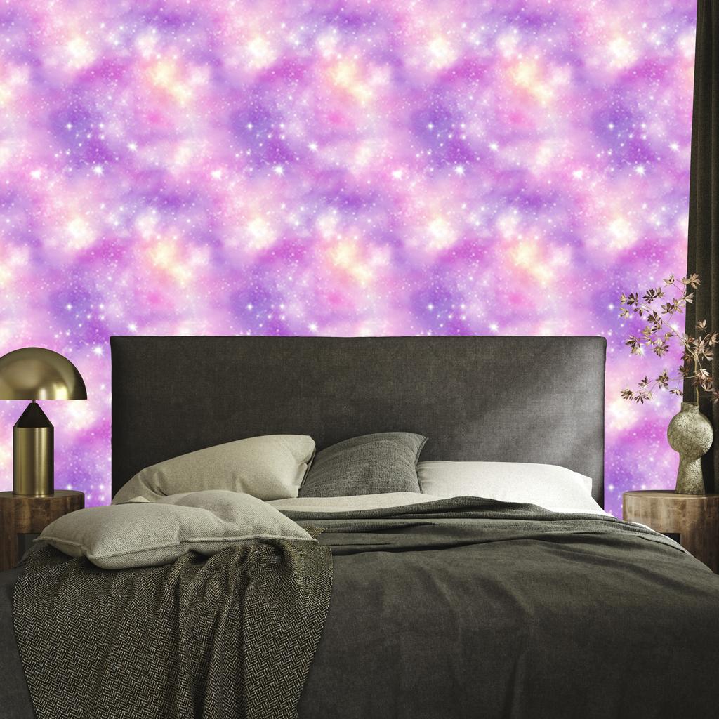 Watercolor Galaxy Lavender Wallpaper, Lavender Background 50x1000