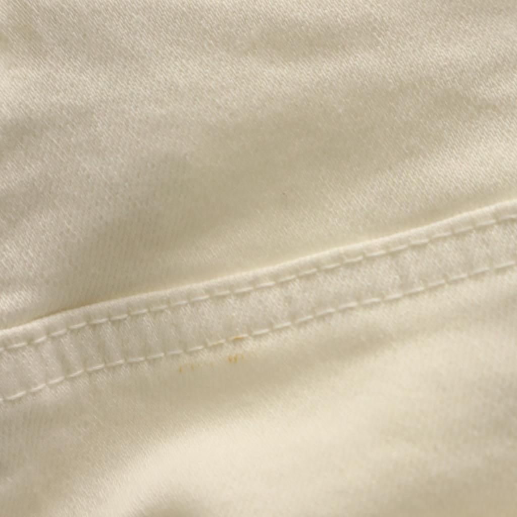 ETRO made in Italy Pants W28 White Stretch Fringe Women Used