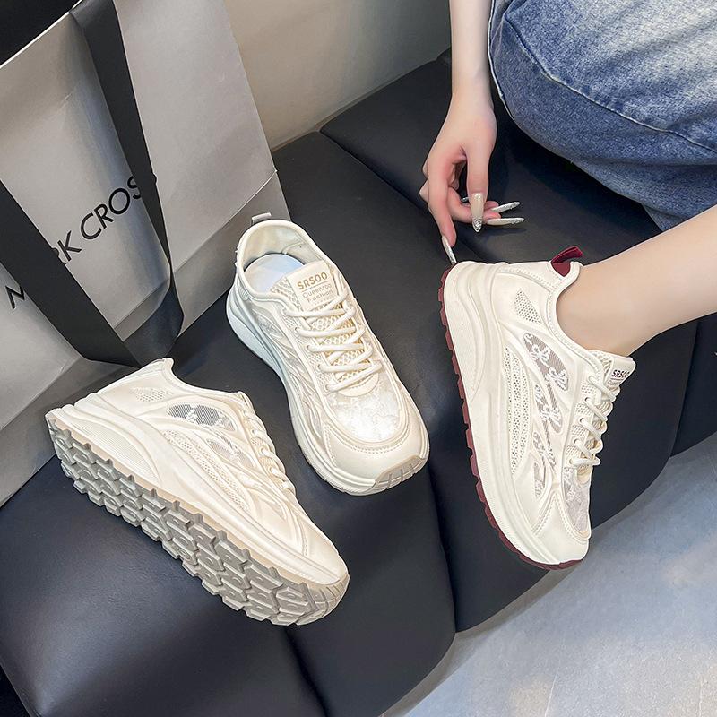 Versatile Sports Shoes Women's 2025 Summer New Student Casual Women's Shoes Breathable and Shock-absorbing Lightweight Soft-soled Running Shoes