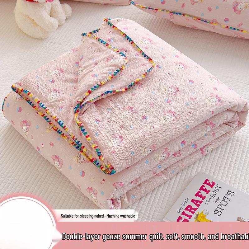 

Двухслойное летнее муслиновое одеяло LISM для детей