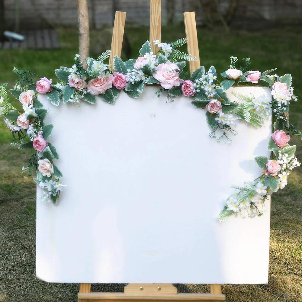 Artificial Rose Flower Vine 175cm Peony Daisy Floral Garlands for Wedding Party Decor Outdoor Table Centerpiece Valentine Day
