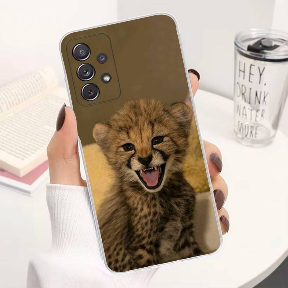 Cooler Leopard Für Samsung A51,30,71,S9,Ultra,Lite,S23,22,21,Plus,10,20,FE, Transparent, Silikonhülle
