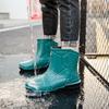 Spring And Autumn Outdoor Rain Boots Men And Women Waterproof Shoes Work Shoes Rain Boots Kitchen Rubber Shoes Water Boots 36-45