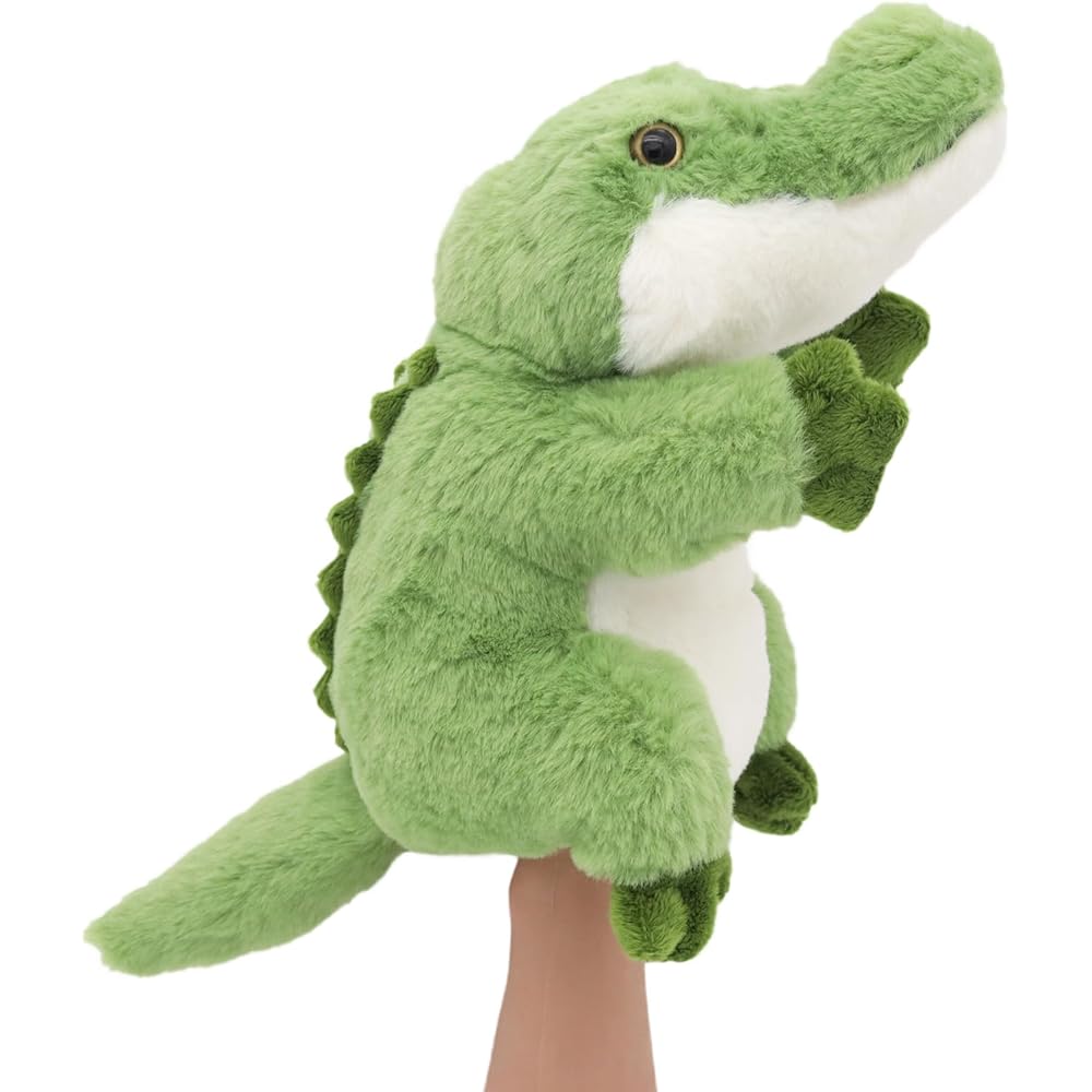 Takeoff Hand Puppet Crocodile Soft Toy for Kids Educational Play