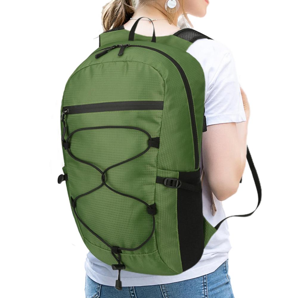 Leichter Wanderrucksack 20L Herren Wanderrucksack für Reisen Faltbarer Bergrucksack Outdoor Reise Tagesrucksack Erwachsene Sport