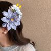 Accessories Floral Hair Clip Pink Blue Headdress Fashion Flower Hairpin  Bridesmaid Accessories