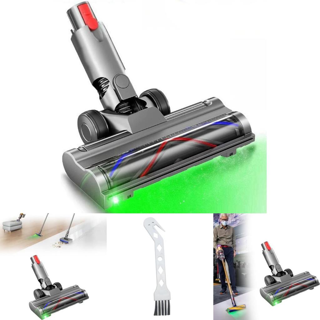 For Dyson V10 V12 Slim Soft Rollers Vacuum Cleaner Floor Brush With Manual Control For Home Use