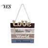 Rustic Wooden Sign Vertical Slogan Sign, Country Retro Style, Easy Install No Tools Required Wall Art Decor, for Home Kitchen Cafe Garden Decoration