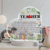 Teacher Appreciation Acrylic Plaque - Versatile Desk Gift for Educators & Mentors