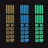 Car Window Lifter Fluorescent Sticker - Luminous Glass Switch Button Decal