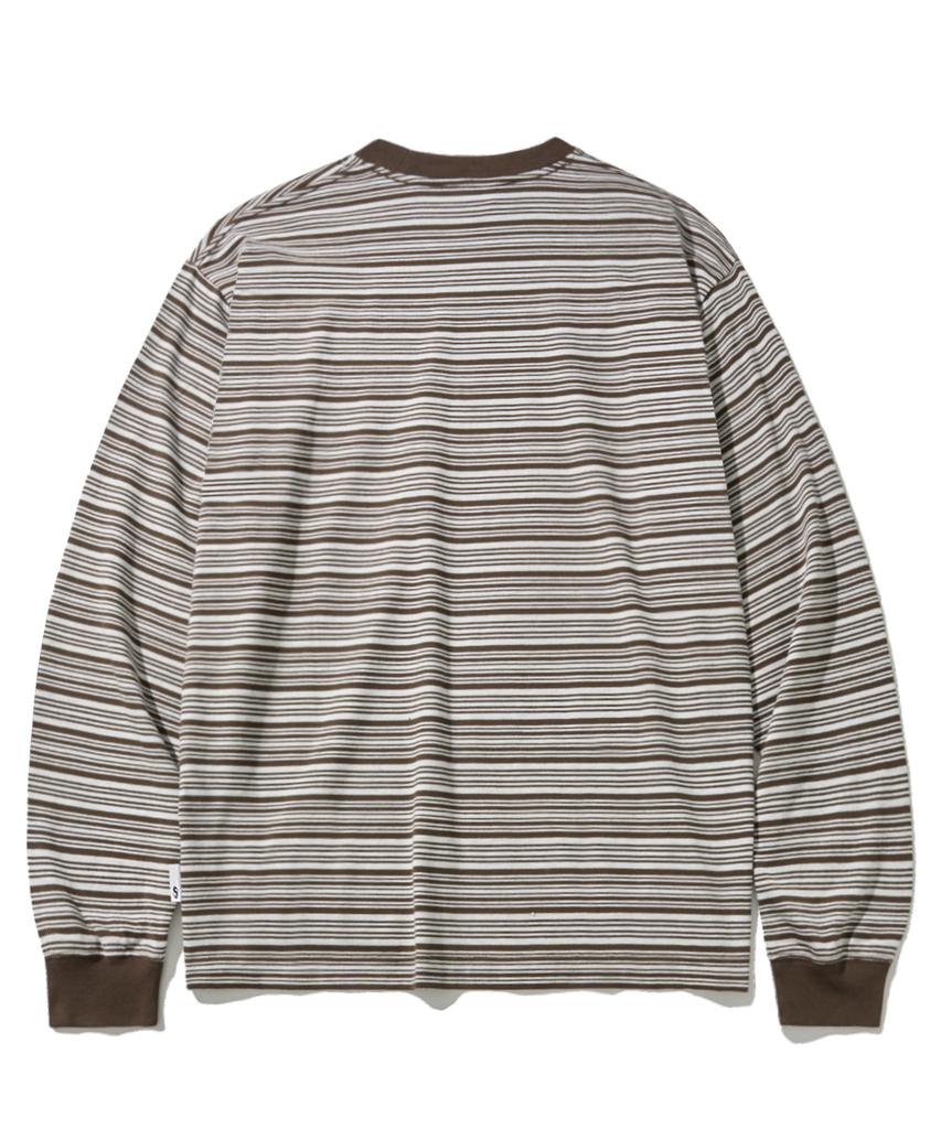 FILLUMINATE Multi-Stripe Long Sleeve - Brown