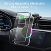 Car Magnetic GPS Phone Holder Stand 15W Wireless Charger Cellphone Bracket For Magsafe iPhone 17~12 Pro Max Fast Charging Mount