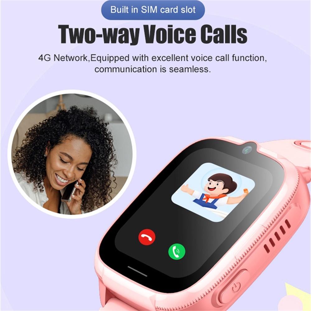 New Kids Smartwatch 4G Network Video Call LBS WIFl Positioning Voice Calls Waterproof Children Smart Watch Calculator Student
