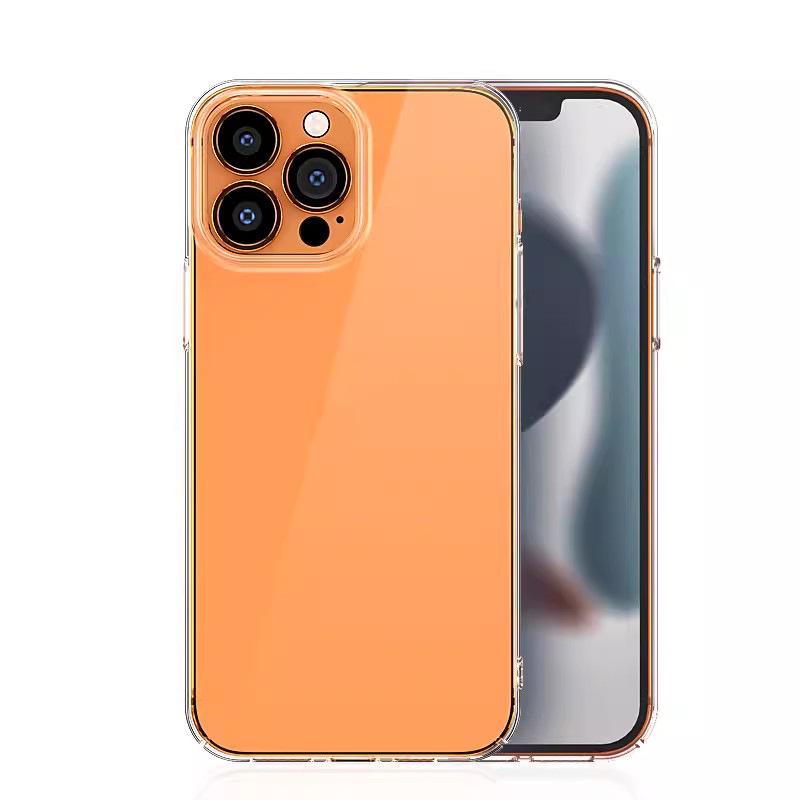 Apple 16 Transparent Phone Case - Yellow-Resistant, Hard Shell for 17 Pro Max & 12 Pro, Large Hole Design for 15.