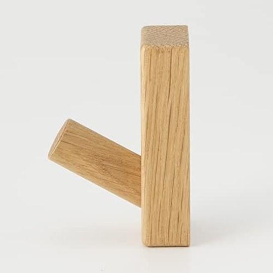 Muji Wall-Mountable Furniture Hook Oak Wood