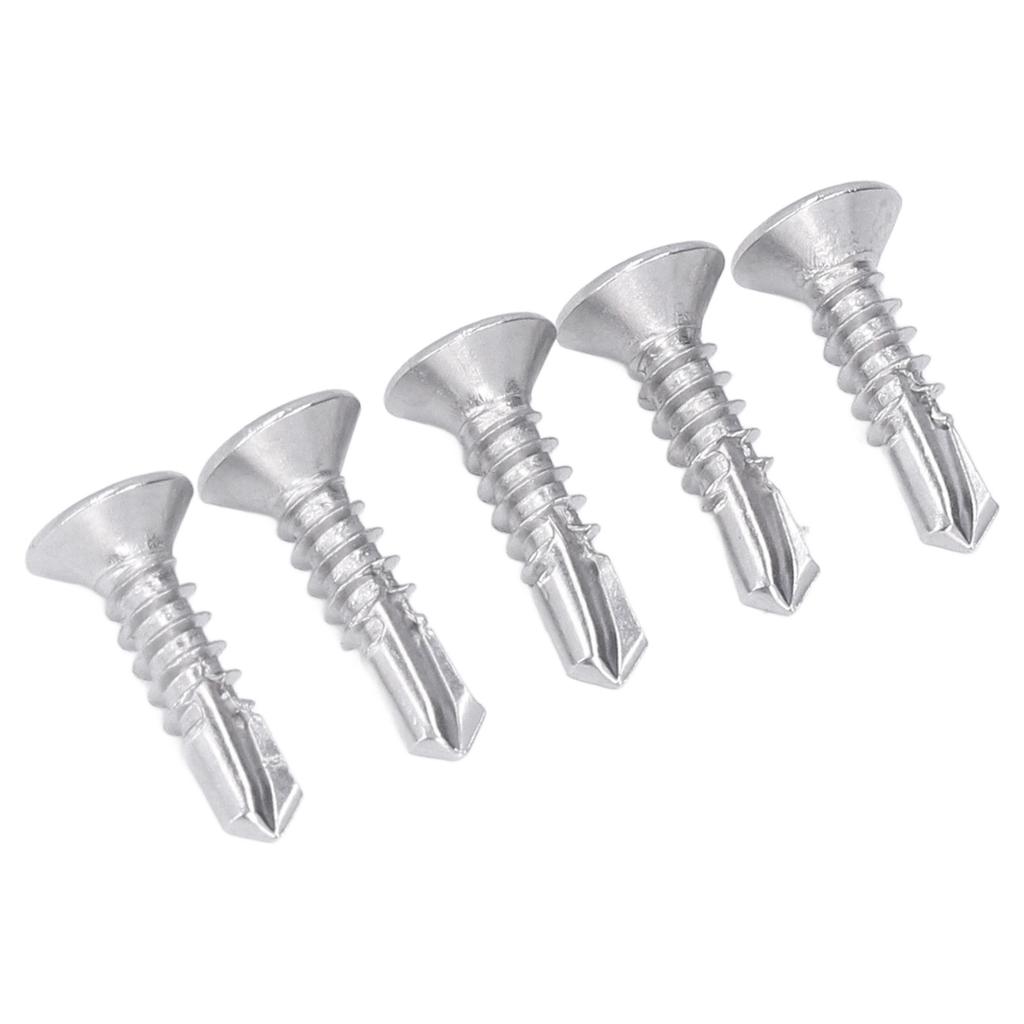 200 szt. Wkręt samowiercący z łbem stożkowym krzyżakowym, stal nierdzewna 410, 19 mm długość nominalna, M4.8?16