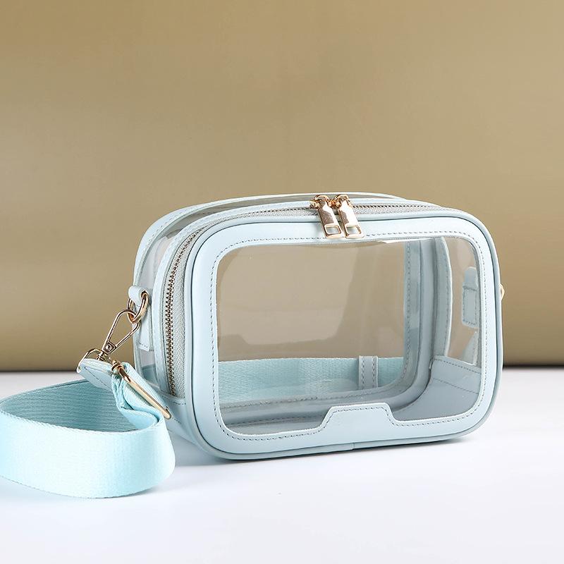 New Transparent Crossbody Bag for Women Fashionable Makeup Bag Women's Shoulder Bag