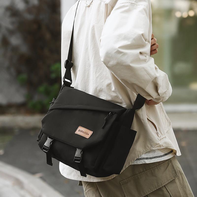 Tooling Messenger Bag Women'S Leisure Trendy Brand Large Capacity Student Sports Backpack Boys Canvas Messenger Bag Single Shoulder