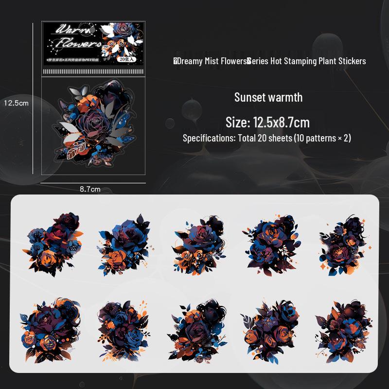 Dazzling 3D Laser Butterfly PET Sticker Pack for DIY Journal Decoration