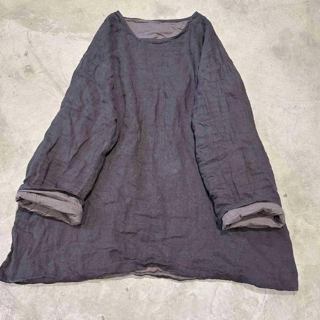 Johnature Women Vintage T-Shirts Spring Solid Color O-Neck Long Sleeve Chinese Style Female T-Shirts