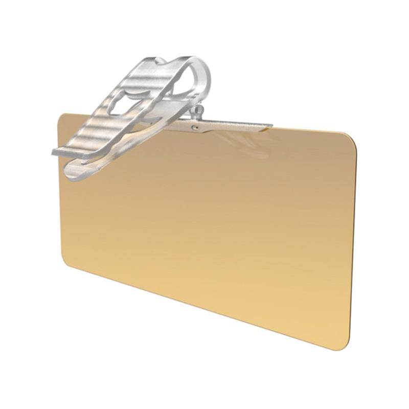 

Car Driving Mirror Sun Visors Rotatable Clear UV Blocking Sun Protection Vehicle Windshield Sunshade Yellow / Black жовтий