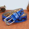 Men's Genuine Leather Retro Pin Buckle Belt Fashion Trendy Individuality Woven Premium Leather Belt
