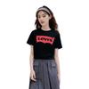 Levis Soft Comfortable Casual Round Neck Short Sleeve T-Shirt Women Tops Black 002A4-0001