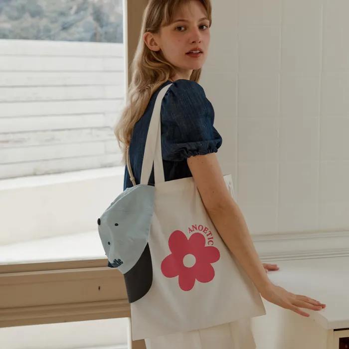 ANC FLOWER ECO BAG_IVORY