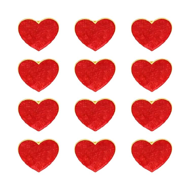 

12Pcs Valentines Themed Napkin Holders Dinner Accessories for Family Reunions and Parties 1